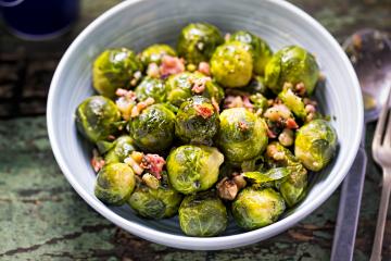 Choux de Bruxelles aux lardons au Thermomix