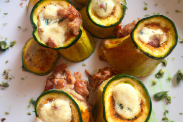 Courgettes farcies au fromage de brebis