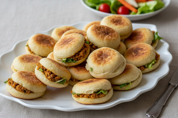 Mini pain oriental farci à la viande hachée de dinde