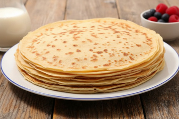 Crêpes au lait d'amandes