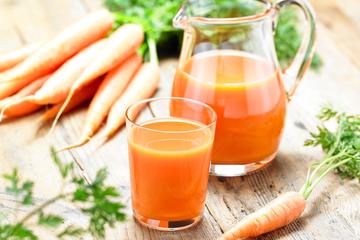 Jus de carotte glacé