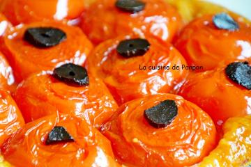 Tatin de tomates et ail noir