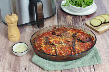Aubergines parmigiana au Air Fryer