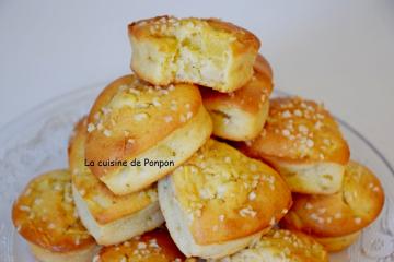 Muffin aux pommes et poudre d'écorce de combava