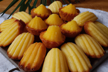 Madeleines à l'ananas et coco