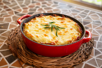 Hachis parmentier au jambon