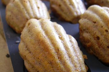 Madeleines nuagées au potiron