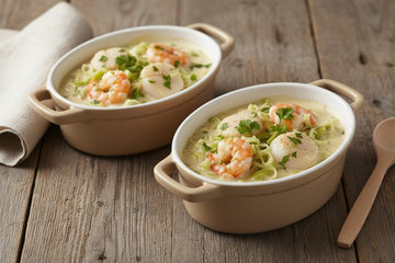 Cassolette de Saint Jacques au cidre