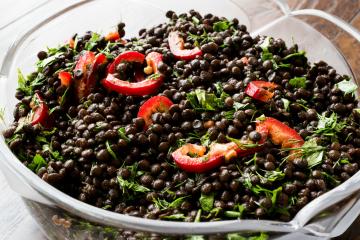 Salade de lentilles