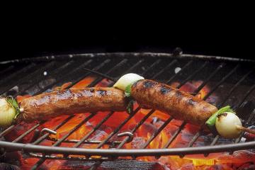 Saucisses végétales au barbecue