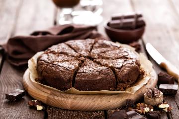 Gâteau chocolat et amandes «torta caprese» - K pour Katrine