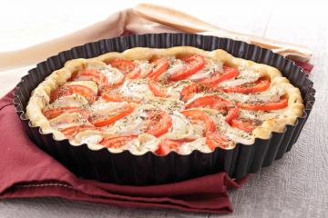 Quiche aux tomates et chèvre