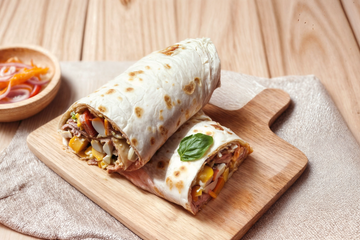 Wraps thon, surimi, œufs, concombre et feta