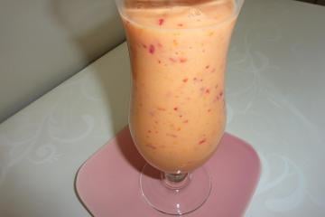 Smoothie fraîcheur nectarine abricot