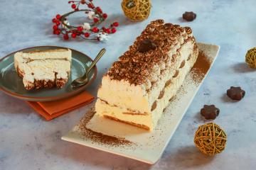 Bûche de Noël tiramisù