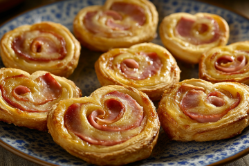 Palmiers au jambon