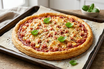 Pizza feuilletée
