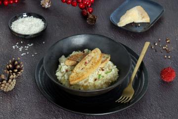 Risotto au champagne et au foie gras