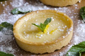 Tartelettes à la crème au citron