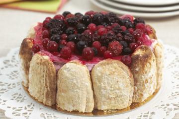 Charlotte aux fruits rouges maison fromage blanc et mascarpone