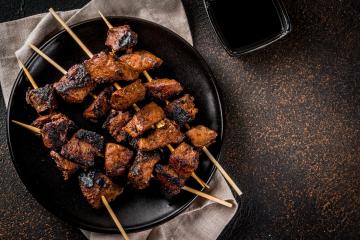 Brochettes de bœuf au barbecue