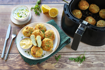 Croquettes de poisson au Air Fryer