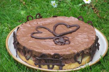 Entremets poires chocolat