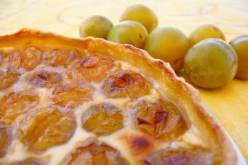Tarte aux prunes reine claude