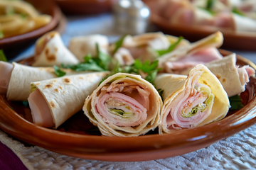 Wraps au jambon et au St Môret
