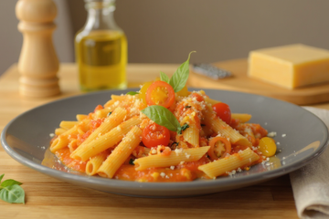 Pâtes à la sauce tomate