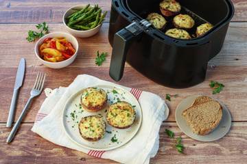 Champignons farcis au Air Fryer
