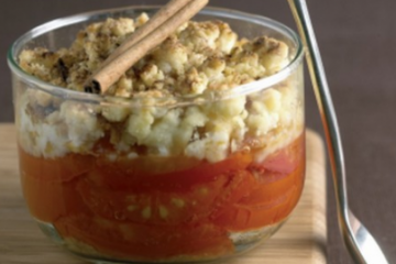 Crumble de Tomates de France au pain d'épices