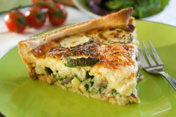 Quiche à la courgette