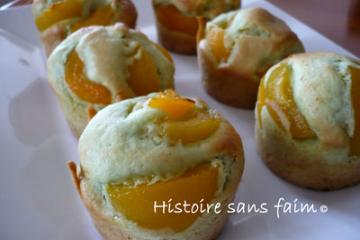 Muffins pistache abricots