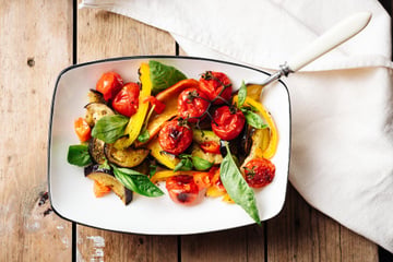 Légumes d'été rôtis à l'Italienne