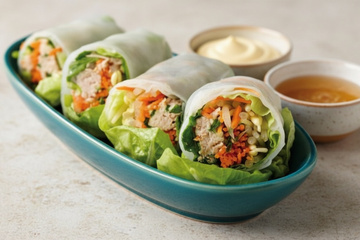 Rouleaux de printemps au thon