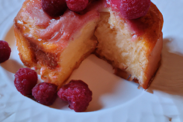 Cake à la framboise moelleux