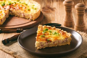 Quiche lorraine à la dinde