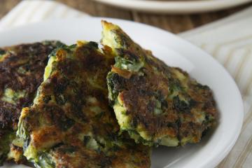 Galettes de quinoa, épinard et brocolis