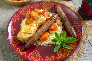 Coucous au poulet et légumes surgelés