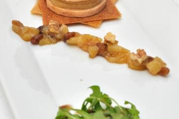 Crousti-tartine de foie gras aux esprits fruités - macaron41