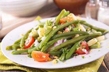 Salade de haricots verts estivale