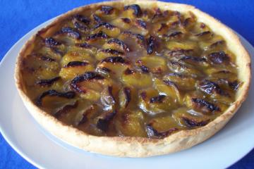 Tarte aux prunes reine claude