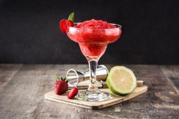 Cocktail Margarita fraise frozen