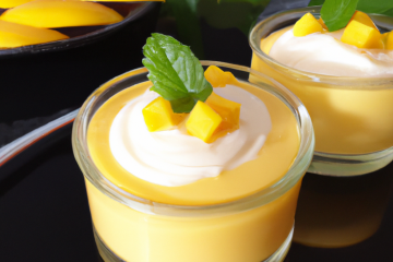 Crème de mangue vanillée