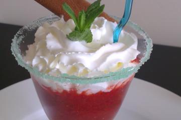 Smoothies fraise menthe