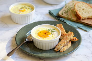 Oeuf cocotte au Air Fryer