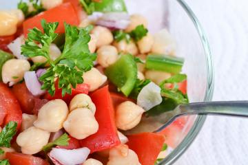 Ma salade idéale aux pois chiches