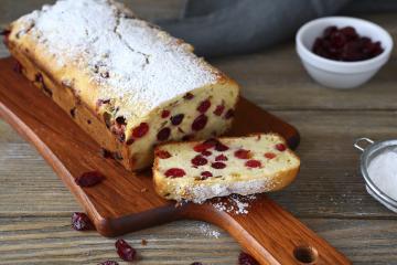 Cake aux cranberries