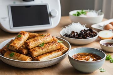 Nems de poulet au thermomix